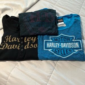 Lot of Women’s Harley Davidson long sleeve shirts
